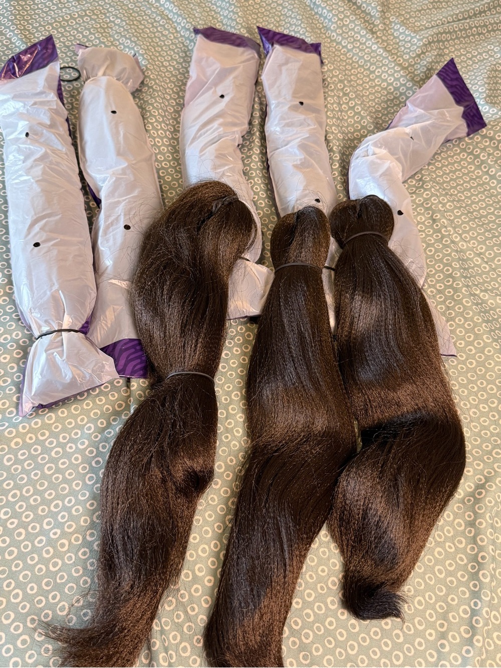 Natural Dark Brown Remy Hair Extensions - Smooth Straight Bundles